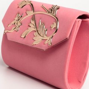 BOLSO TERCIOPELO ROSA